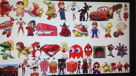 Which Of These Red Characters Are Better 1 Youtube