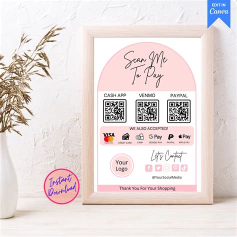 Scan To Pay Template