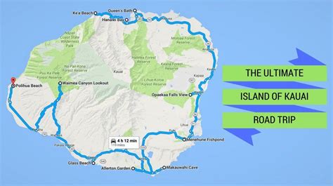 The Ultimate Kauai Hawaii Road Trip Trip Kauai Travel Kauai