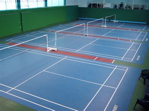 It needs a short installation period, about a couple of days for the main structure. Badminton Court Lines