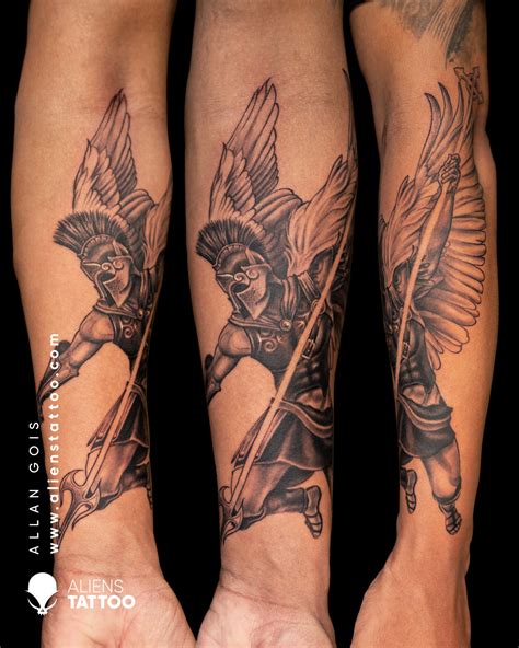 Warrior Angel Tattoo By Allan Gois On Behance