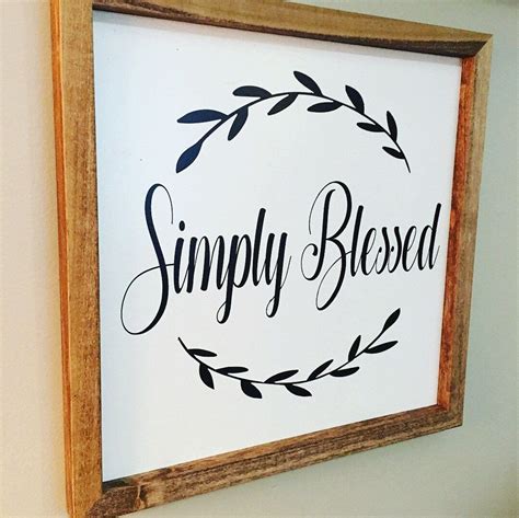 Excited To Share This Item From My Etsy Shop Simply Blessed Wooden