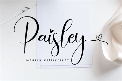 Paisley Script Font By Nissastudio · Creative Fabrica