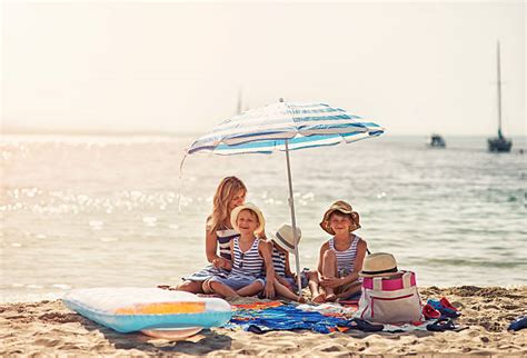 Kids Beach Umbrella Stock Photos Pictures And Royalty Free Images Istock