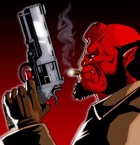 Hellboy By Cerberuslives On Deviantart Comic Art Art