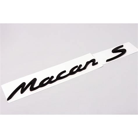 Sale Black Porsche Macan Gts Emblem Factory Original