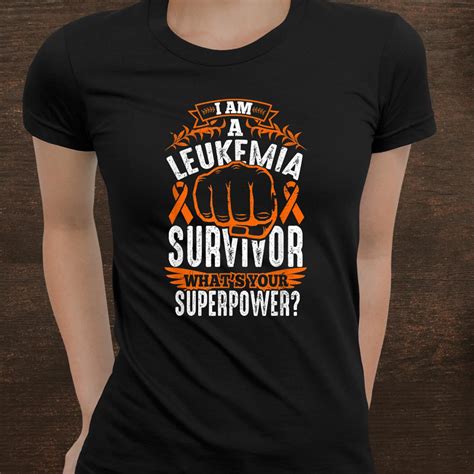 Leukemia Cancer Survivor Awareness Ribbon Shirt Fantasywears
