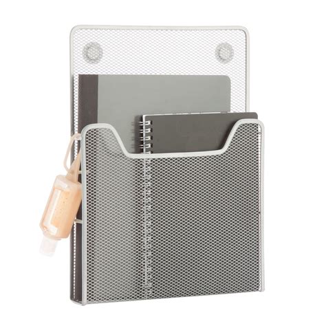 Honey Can Do Excessory Mesh Magnetic Folder And Paper Holder Multicolor