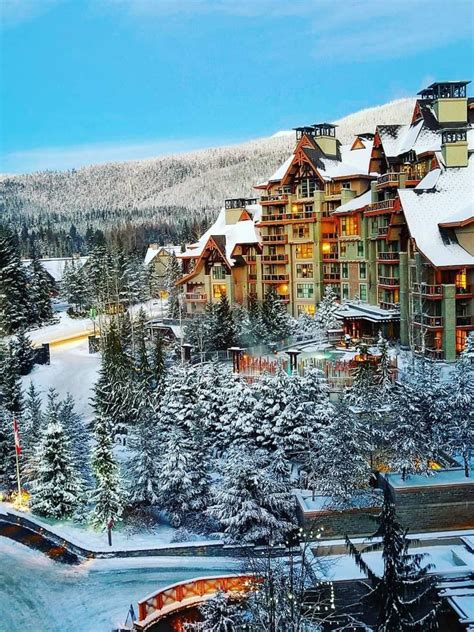 Whistler Hotel And Ski Resort Village Lodging Four Seasons Whistler
