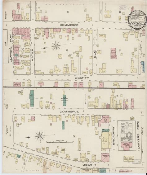 Sanborn Fire Insurance Map From Centreville Queen Anne S County