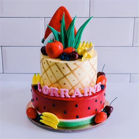Tutti Frutti Birthday I Loved This Design So Much 🍌 🍍 🍎 🍉 🍓 🍒 Themed