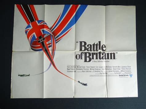 Battle Of Britain 1969 Uk Quad Film Poster 30 X 40