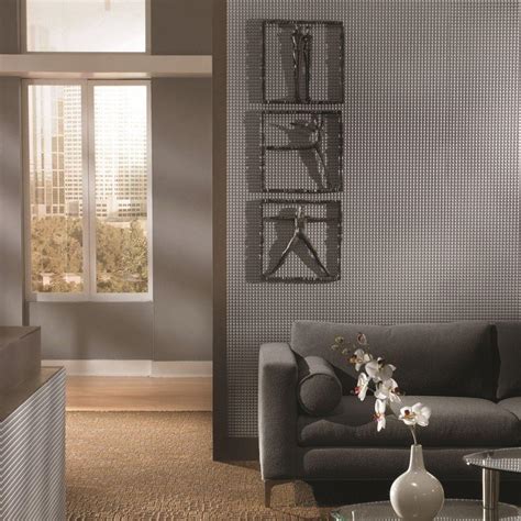 Fasade Square 96 In X 48 In Decorative Wall Panel In Brushed Aluminum