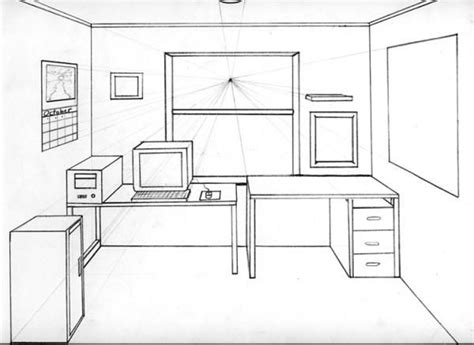 No finish artwork, only tutorial, poses and wip step thanks go in featured. 1 Point Perspective Drawing Room One Point Perspective ...