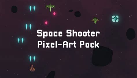 Pixlwalkrs Space Shooter Pixel Art Pack By Pixlwalkr