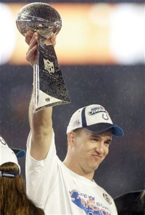 Lombardi Trophy Lombardi Trophy Peyton Manning Indianapolis Colts