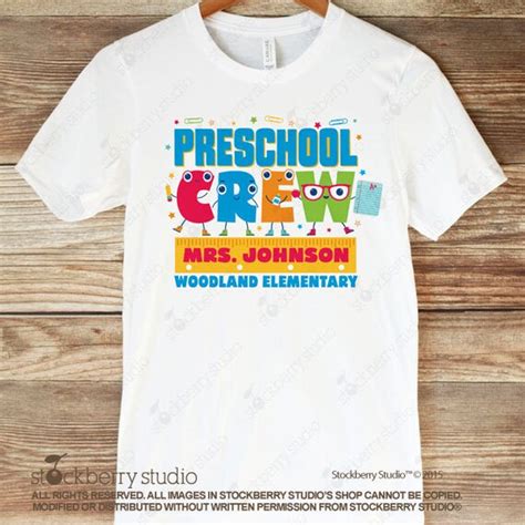 Preschool Crew Shirt Preschool Teacher Shirt Preschool Teacher Tee T