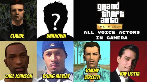 Gta Trilogy All Voice Actors In Camera Youtube