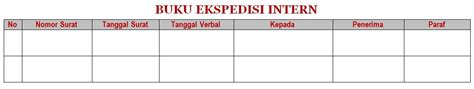 Check spelling or type a new query. Contoh Format Buku Ekspedisi Ekstern dan Intern | Bacaanlepas