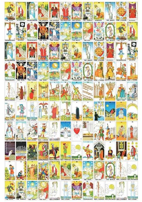 Free Printable Tarot Cards Customize And Print
