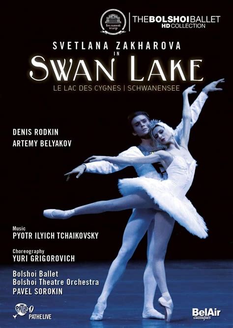 Swan Lake The Bolshoi Ballet DVD 2015 Amazon Co Uk Svetlana