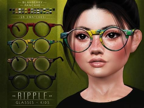 Solitude Opulent Ripple And Elision Glasses For Kids At Blahberry