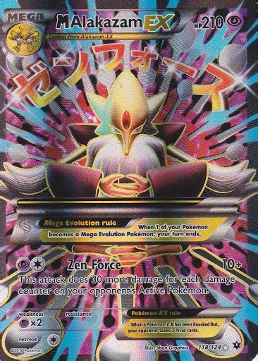 Carta Pokemon Mega Alakazam Ex Full Art Xy10 118124 Ptbr R 6500