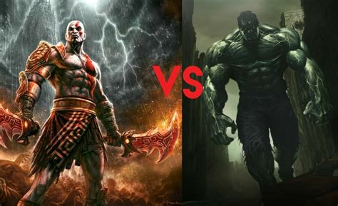 God Of War Kratos Vs Hulk