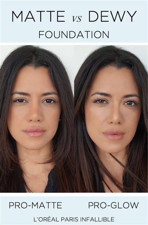 Matte Vs Dewy Skin With Loreal Paris Infallible Foundation The