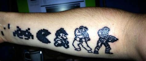 The quality of the art, with clean lines, brilliant colors and unparalleled realism, set us apart from other local tattoo shops. Evolution of video games | Gaming tattoo
