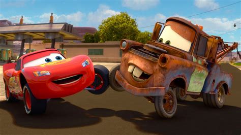 Disney Pixar Cars Tow Mater Mater Lightning Mcqueen C