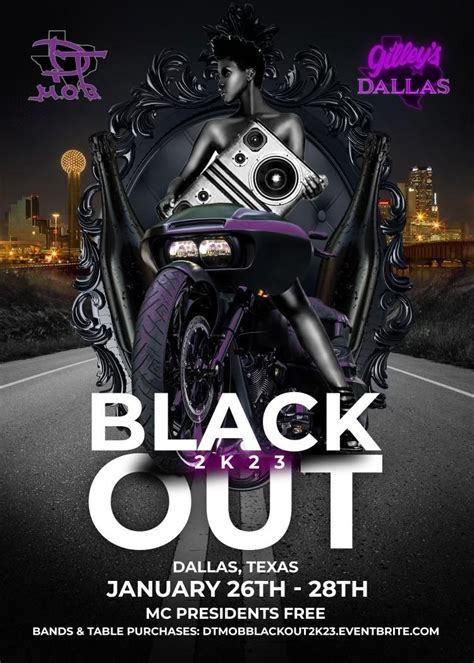 Dtmob Mc Blackout 2k23 Weekend Welcome To The Muse Dallas Nightlife