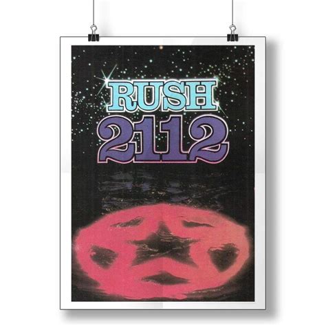 Rush 2112 Album Cover Poster Poster Art Design