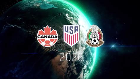 Mexico Usa Canada Worldcup 2026 Youtube