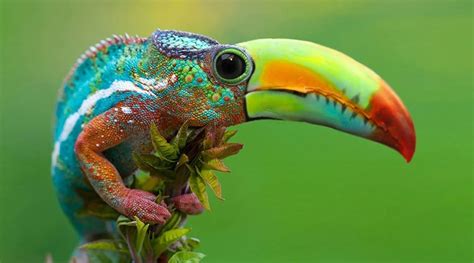 The internet is full of equal parts wonderful and weird — and these photoshopped animals from the hybrid animals subreddit are both. Toucameleon. Nature is Amazing @AMAZINYNATURE ...