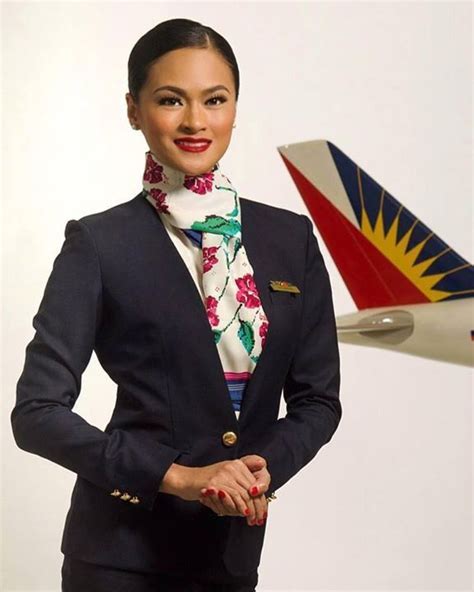 Phillipines Airlines Cabin Crew In Flight Attendant Fashion Flight Attendant Uniform