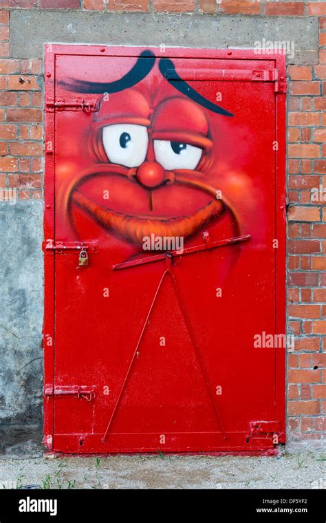 Hull Smokehouse With Colourful Doors Stock Photo Alamy