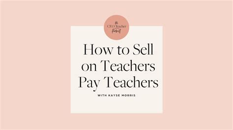 how to sell on teachers pay teachers · kayse morris