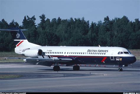 Fokker 100 F 28 0100 British Airways Tat European Airlines