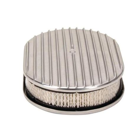 Speedway Finned Aluminum Oval Air Cleaner 12 Inch