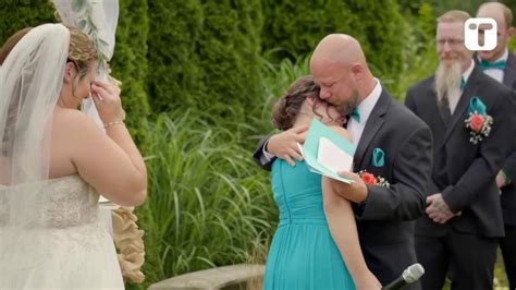 Watch Young Girl Ask Her Stepdad To Adopt Her During Moms Vows