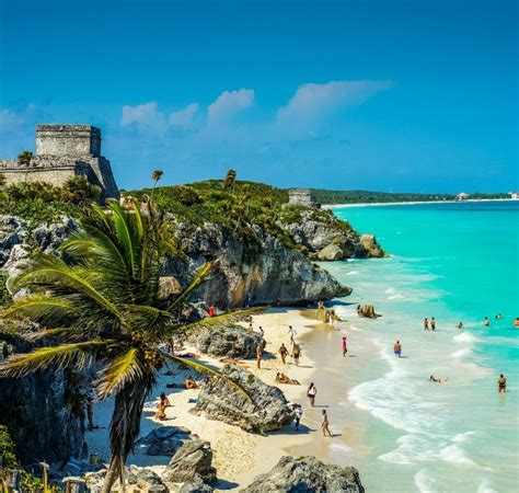 Tulum Mayan Ruins Quintana Roo Tulum Mayan Ruins Beautiful Places