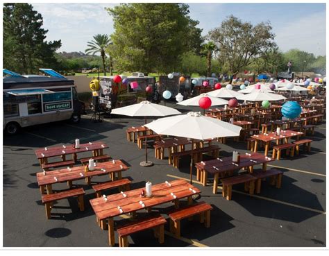 Food Truck Lunch Food Truck Spa Food Outdoor Furniture Sets