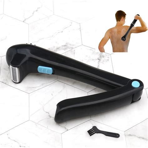 W2 Electric Back Shaver For Men Body Groomer Hair Removal Razor Long Handle