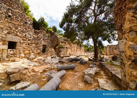Syedra Ancient City Ruins In Alanya Antalya Turkey Stock Image Image