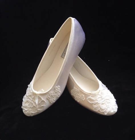 Ballet Alencon Lace Ballet Flats Wedding Shoes 2224838 Weddbook