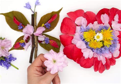 Flower Petal Art For Kids Nature Crafts