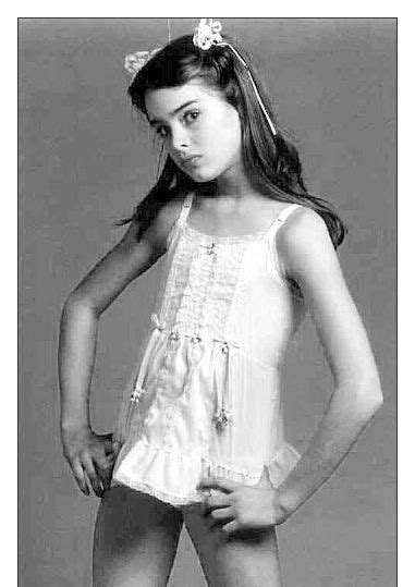 Brooke Shields 1971 If Anyone Saw An Ad Like This Today There Would