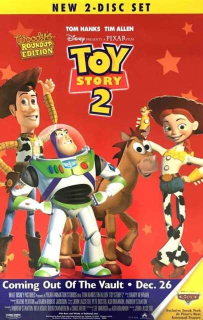 Toy Story 2 Dvd Release Poster 26x40 New Rare Ebay