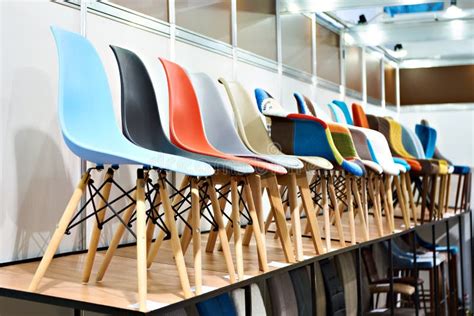 Chairs In Furniture Store Stock Image Image Of Business 134021215